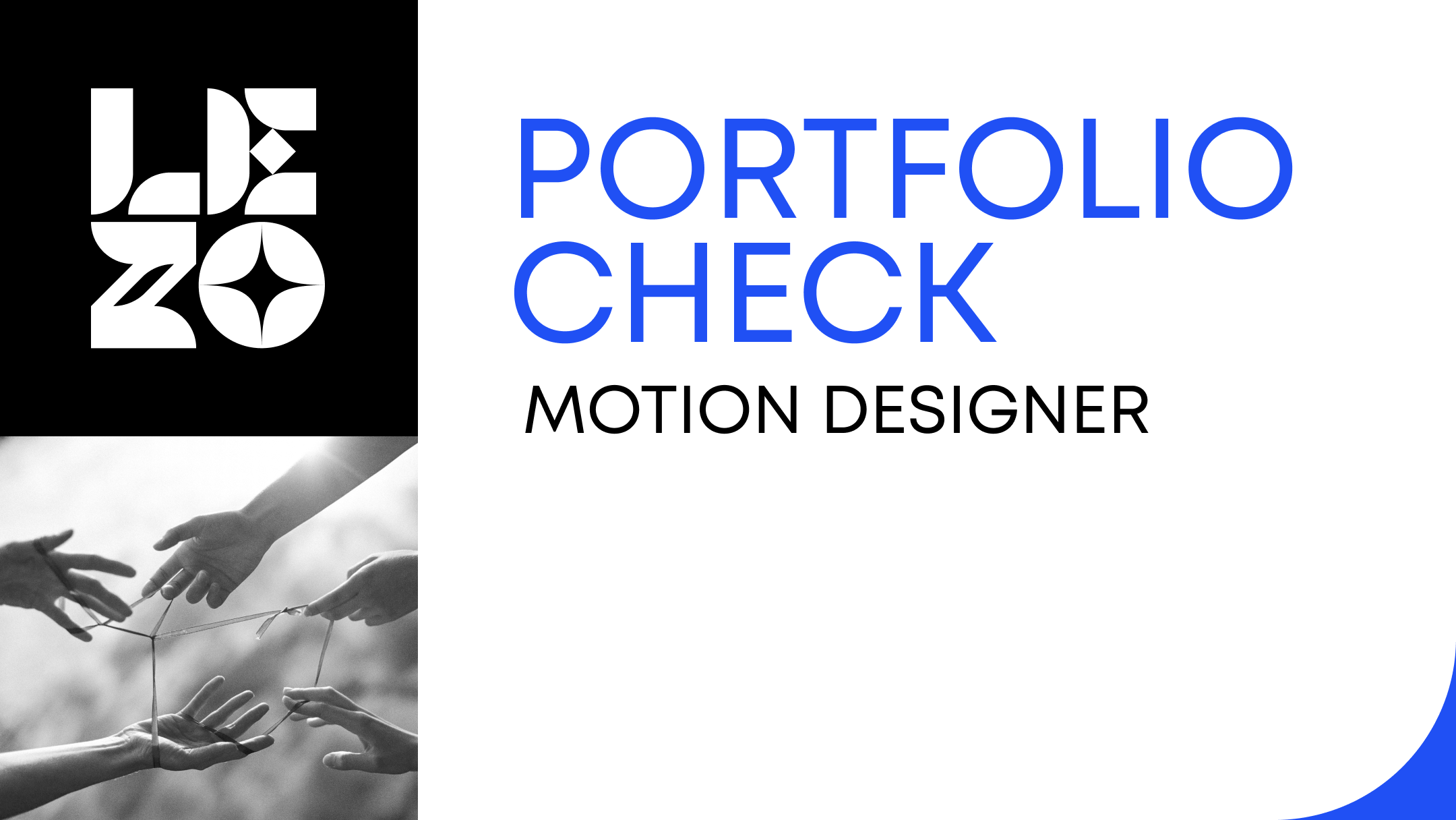 LEZO portfolio check | Motion Designer