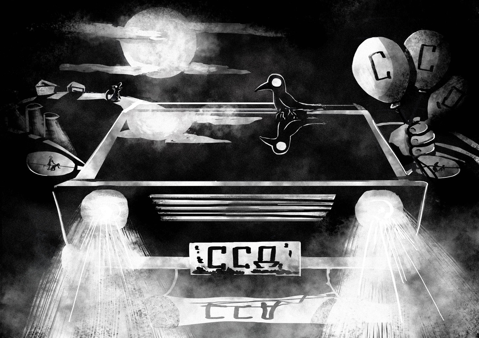 Чи боїшся ти темряви: страшилки від студентів курсу Illustration Beginning